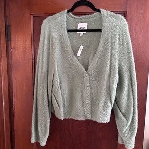 Aerie Soft Sage Cardigan